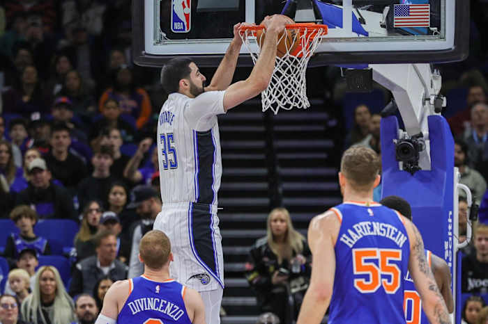 Goga Bitadze had 13 points against the New York Knicks in a 117-108 win.